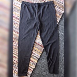 Joy Fashion | Black Cotton Blend Leggings